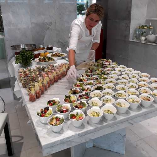 Die Chefin bei der Arbeit